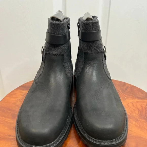 Merrell Women's Legacy Ankle Boots Size 7.5 Black Waterproof Buckle Casual - Picture 3 of 10